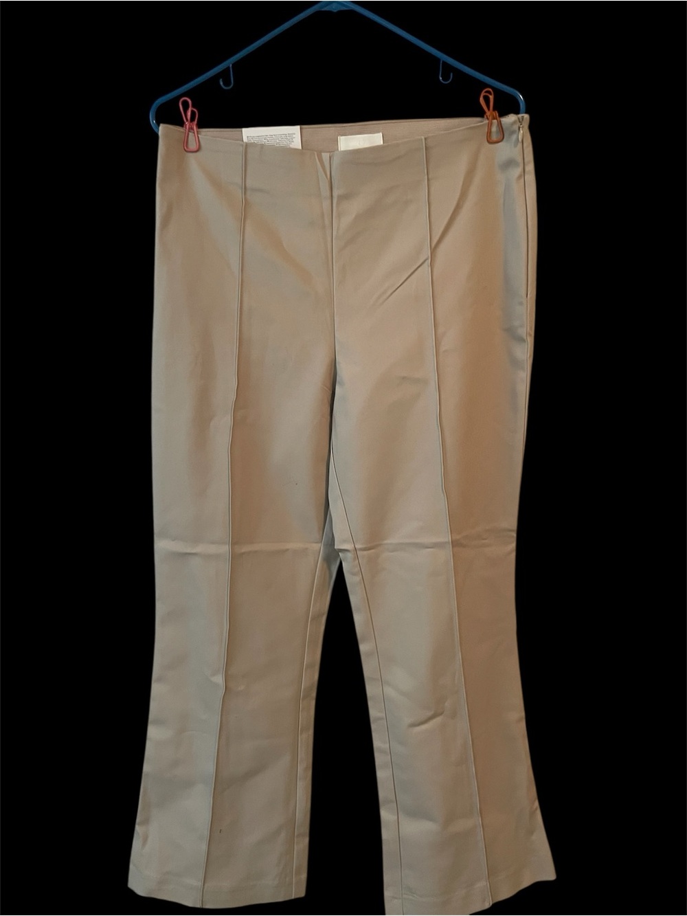 H&M Women's Tan kick-flare Dress Pants - Picture 2 of 6